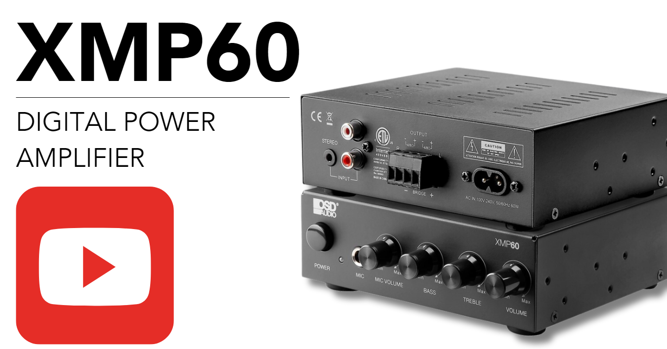 VIDEO: OSD XMP60 60W Class D Digital Mini Power Amplifier