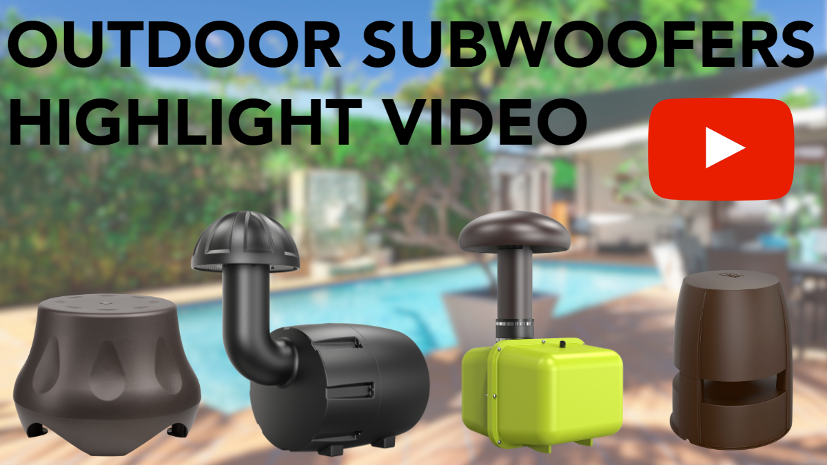 Enhancing Your Outdoor Sound System with Subwoofers from Outdoor Speaker Depot