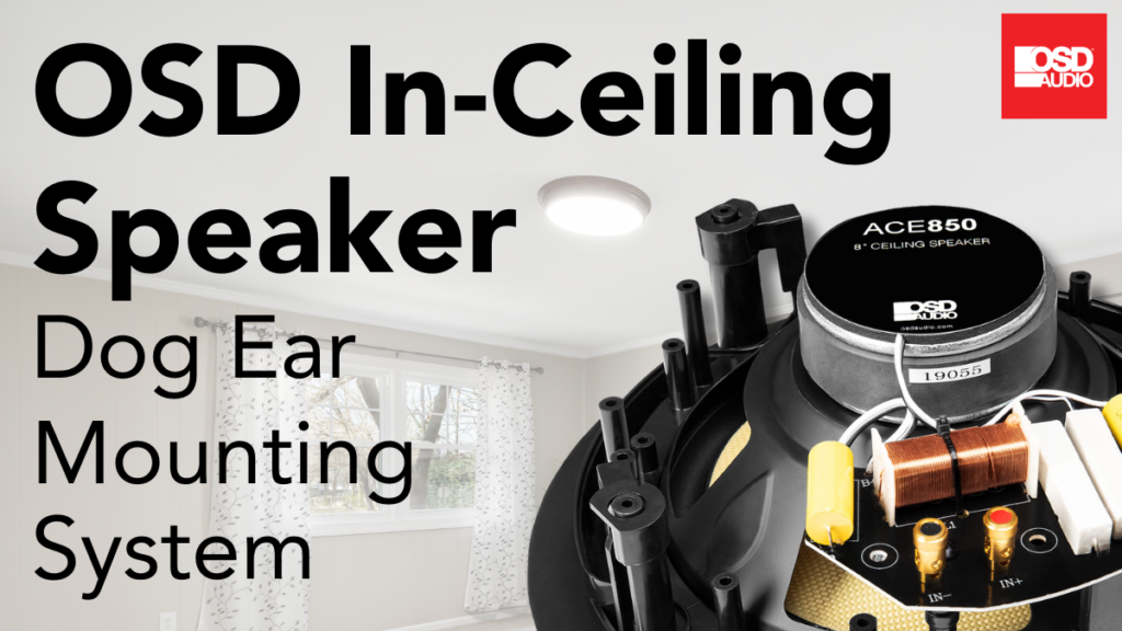 In Ceiling Speaker Dog Ear Mount